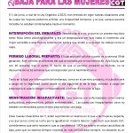 Nuevas bajas mujeres